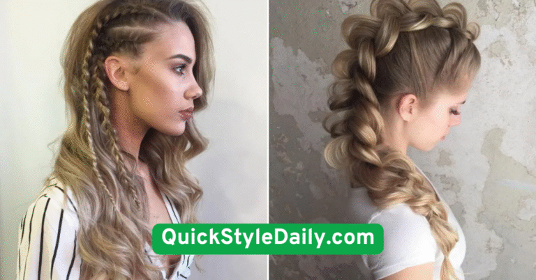 Loose Side Braid with Face-Framing Pieces