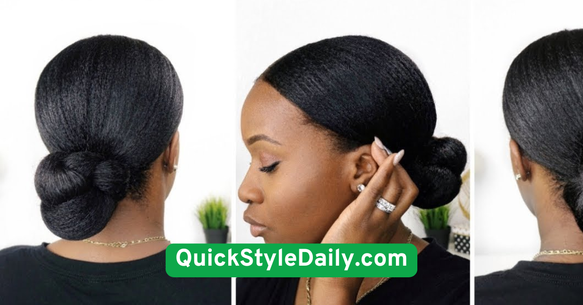 Sleek Low Bun