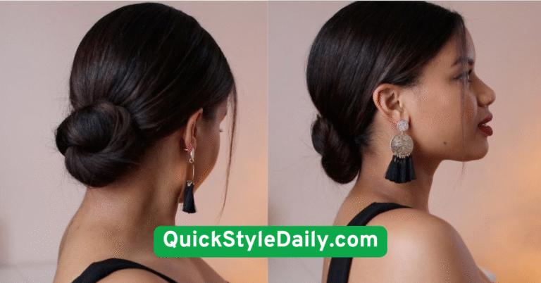 Sleek Low Bun