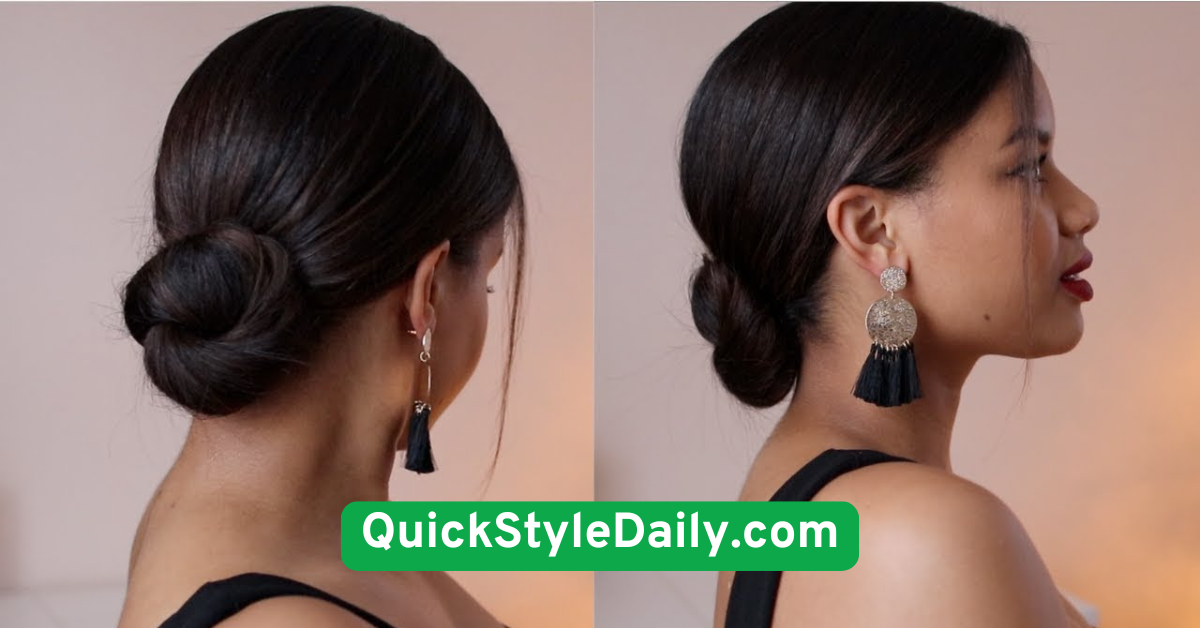 Sleek Low Bun
