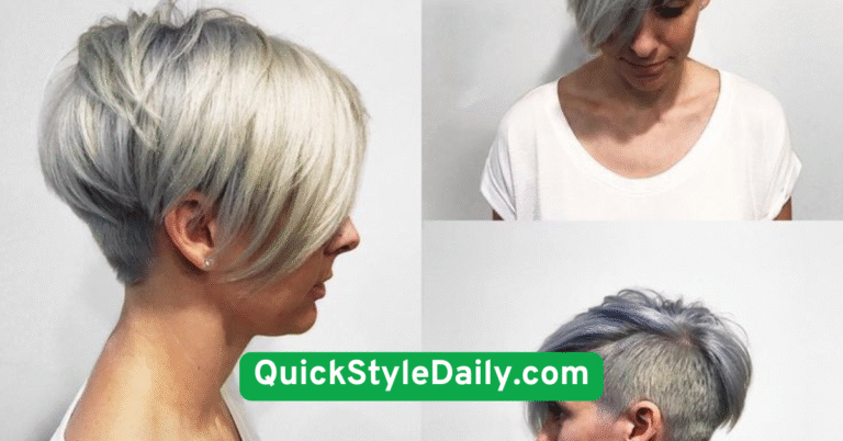 Sleek Side-Part Pixie