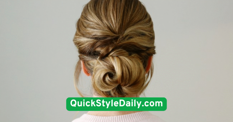 Twisted Low Bun