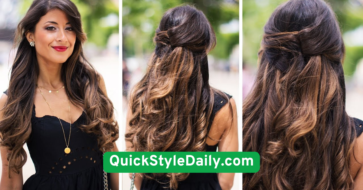 Half-Up French Twist
