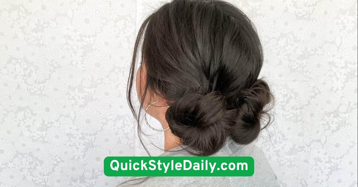 Low Double Buns