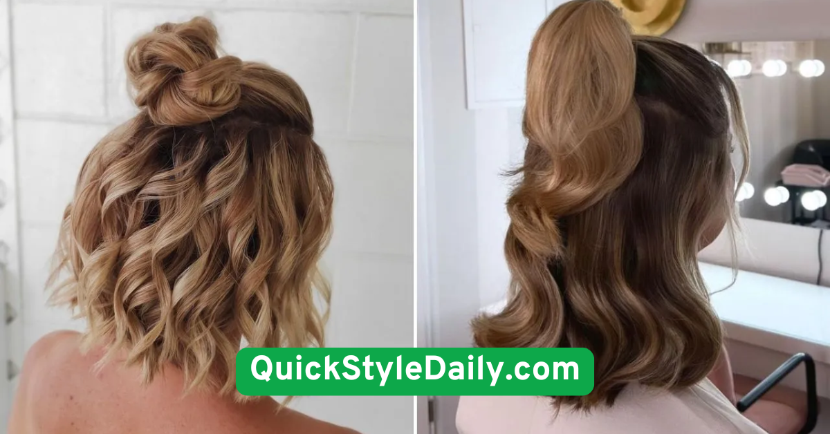 Half-Up, Half-Down Twist