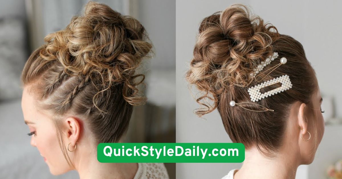 High Bun with a Scrunchie
