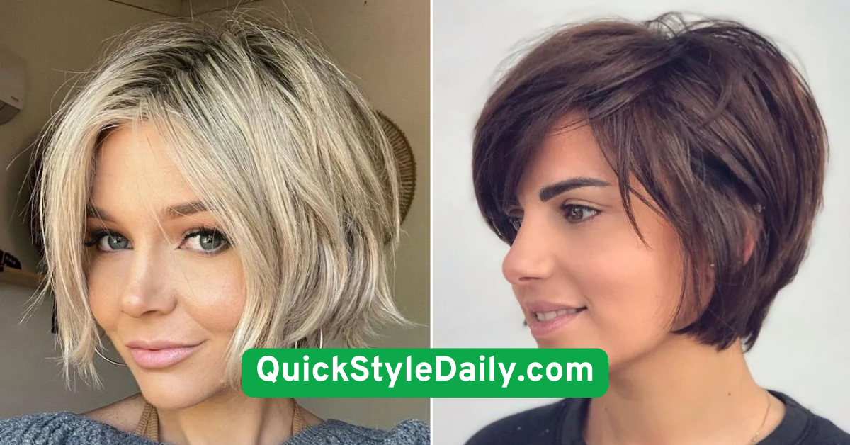  Pixie with Deep Side Part