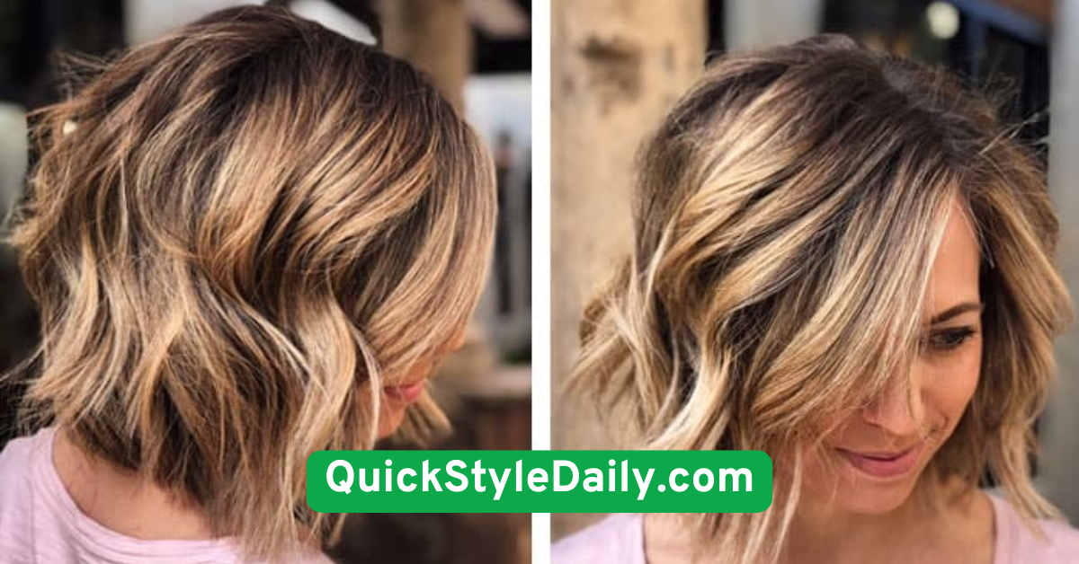 Beachy Waves on Medium-Length Hair