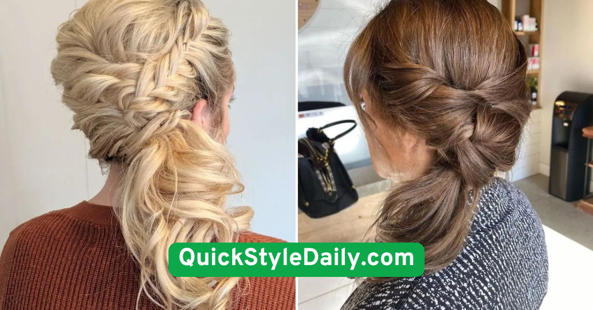 Loose Side Ponytail with Volume