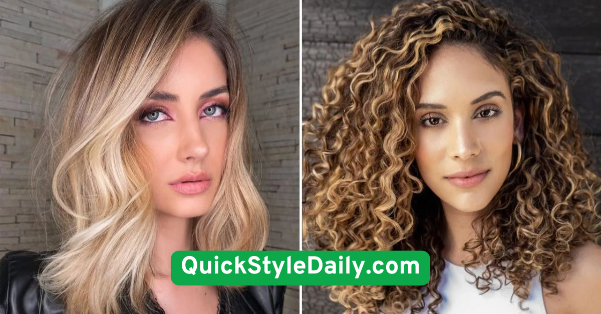 Side Part with Natural Texture