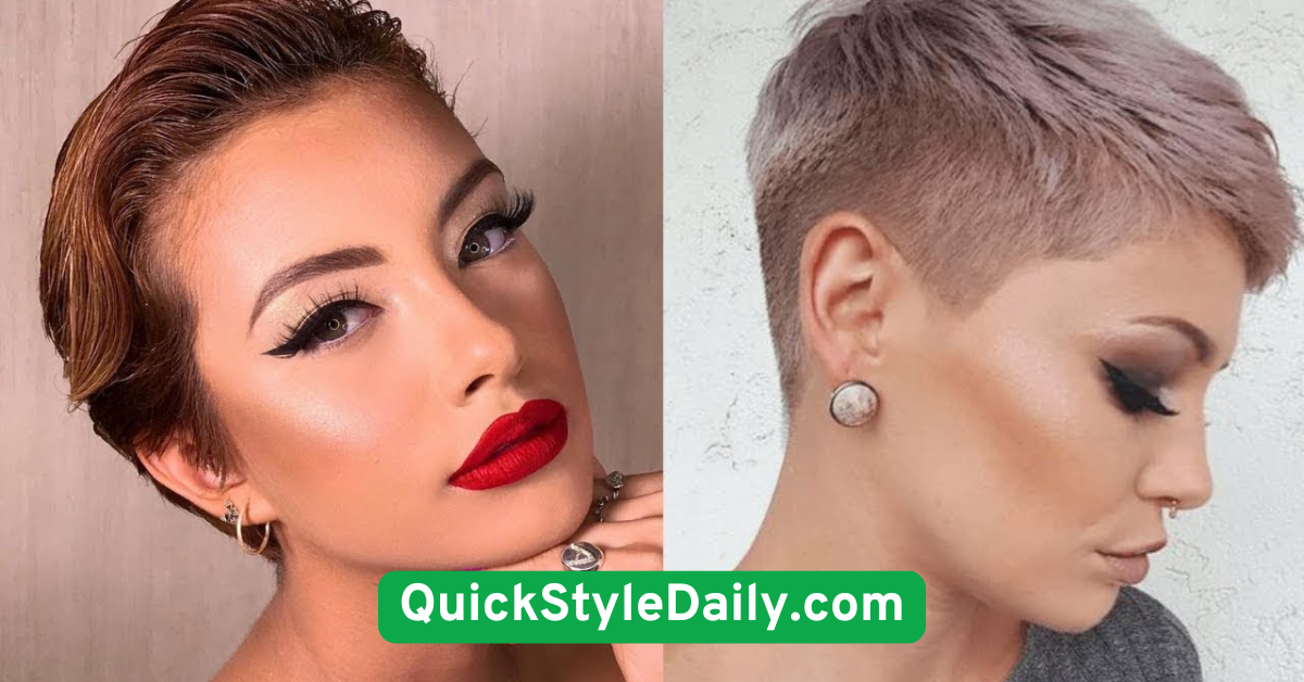  Sleek Pixie with Hair Clip