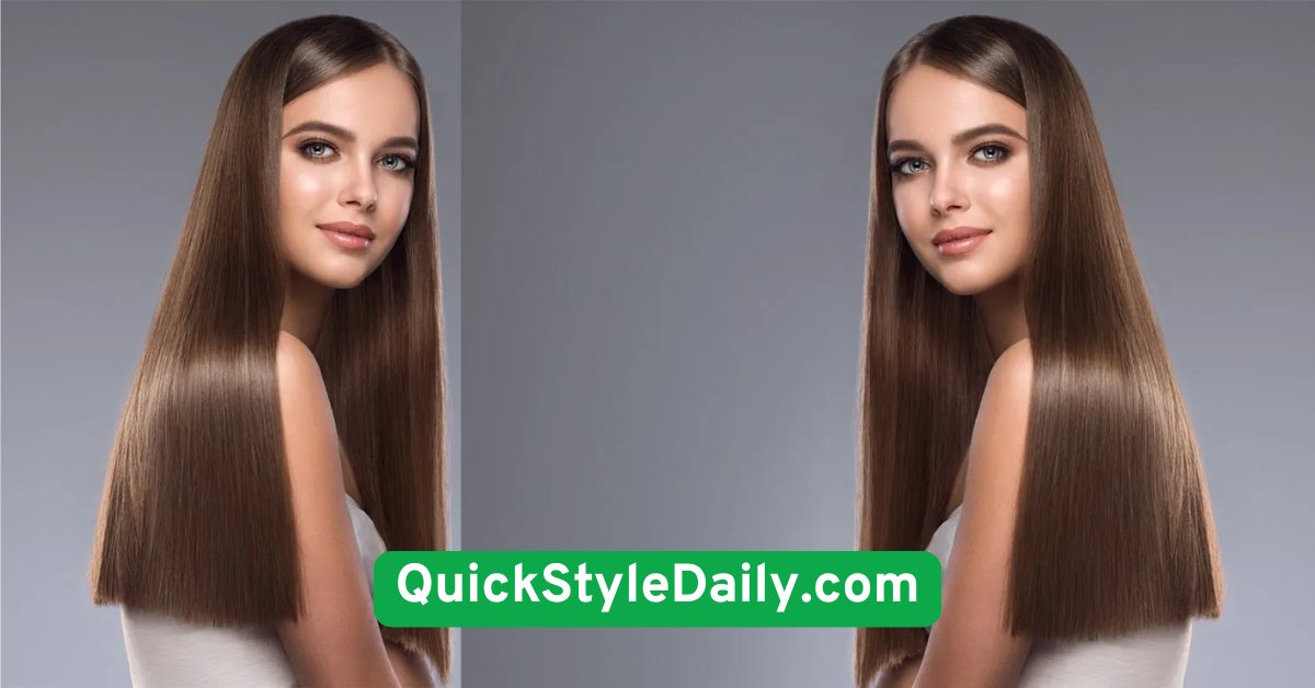  Sleek Straight Hair
