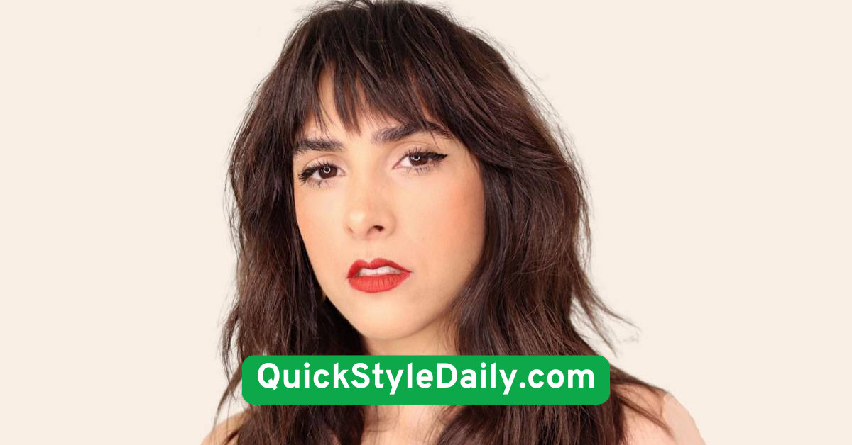 Choppy Bangs Look