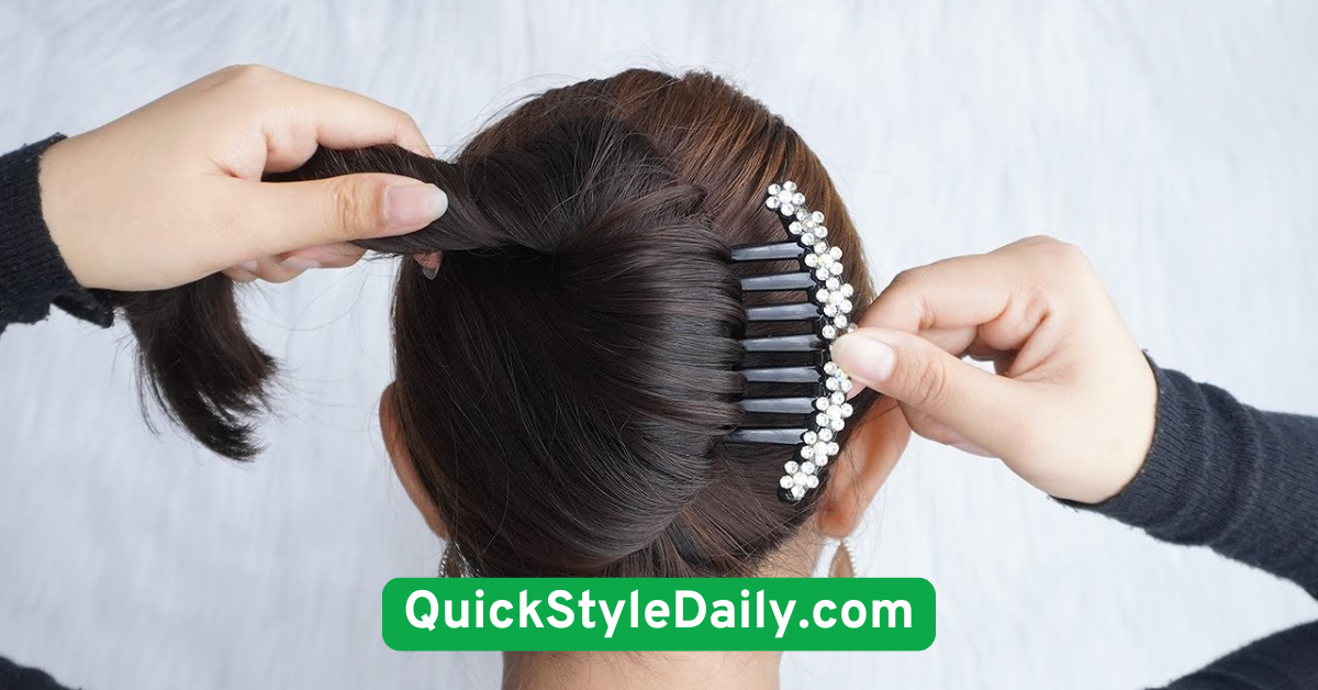 Short Hair with Accessory Comb