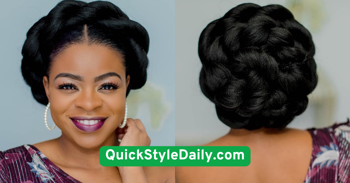  Twisted Halo Updo