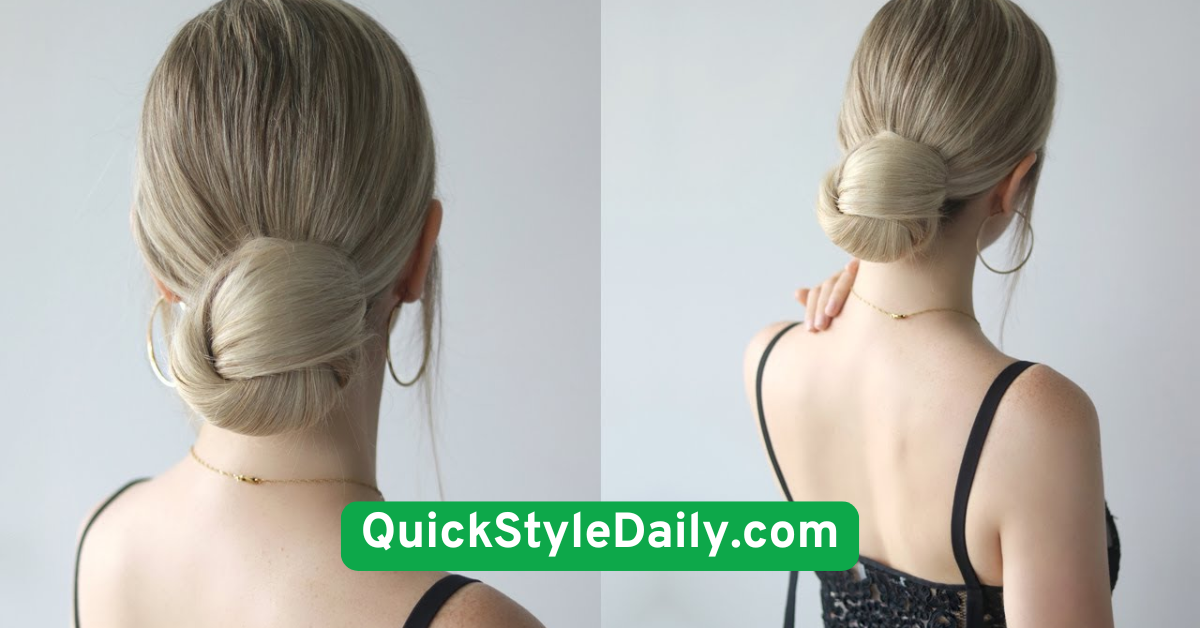 Slicked-Back Bun