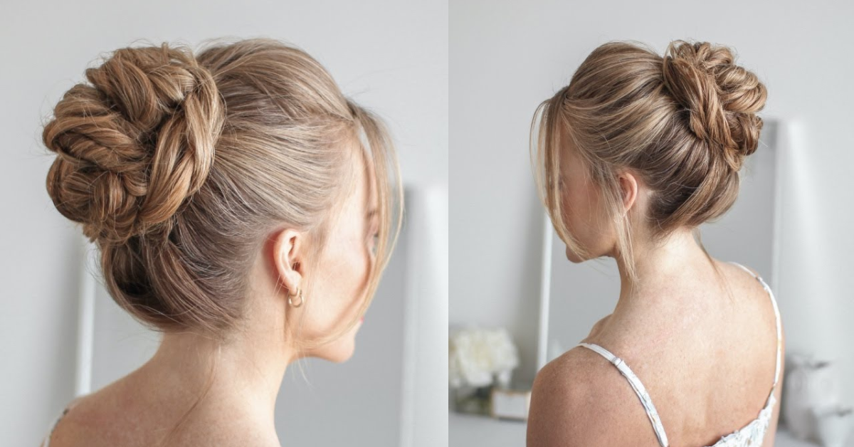 High Bun with a Twist