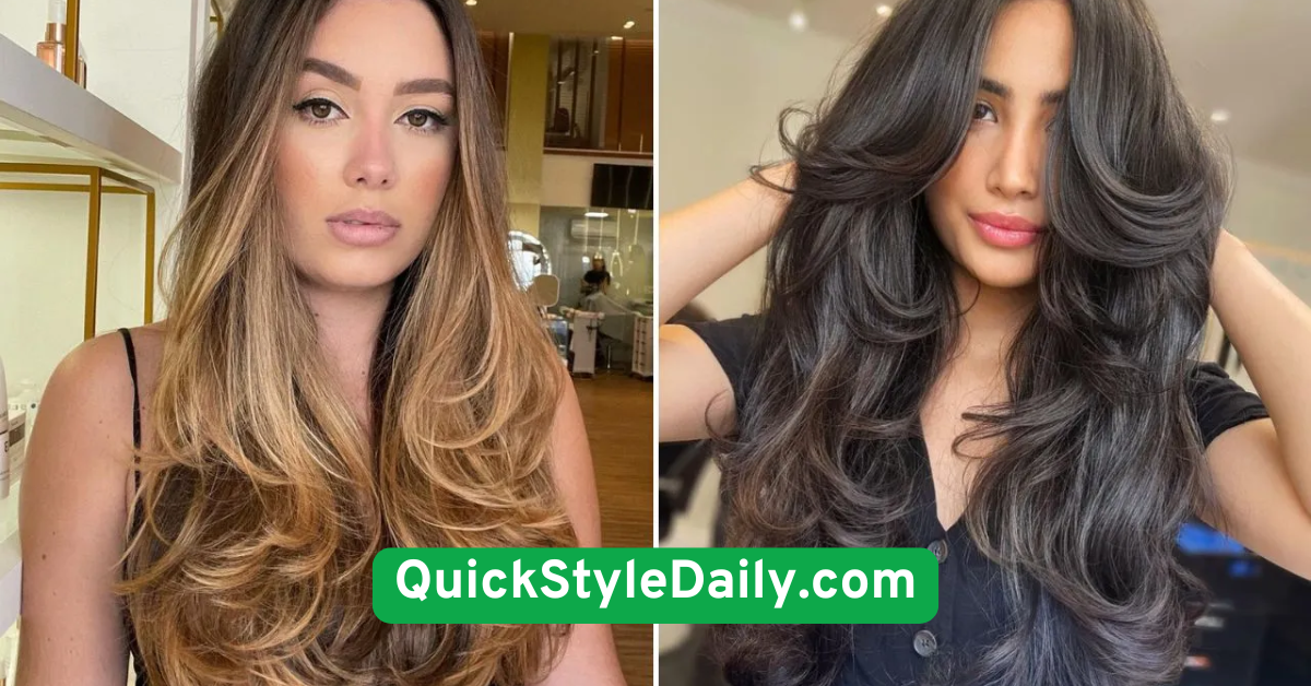 Soft Curls with Face-Framing Layers