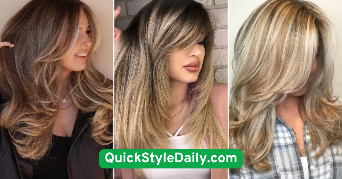 Bouncy Blowout with Face-Framing Layers