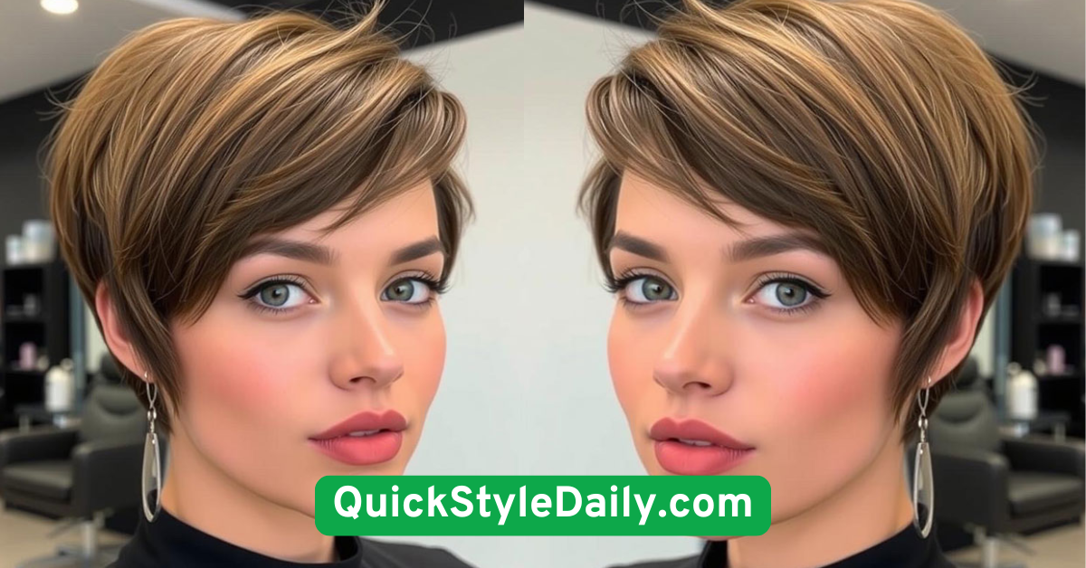 Formal Pixie with Sleek Gel Finish