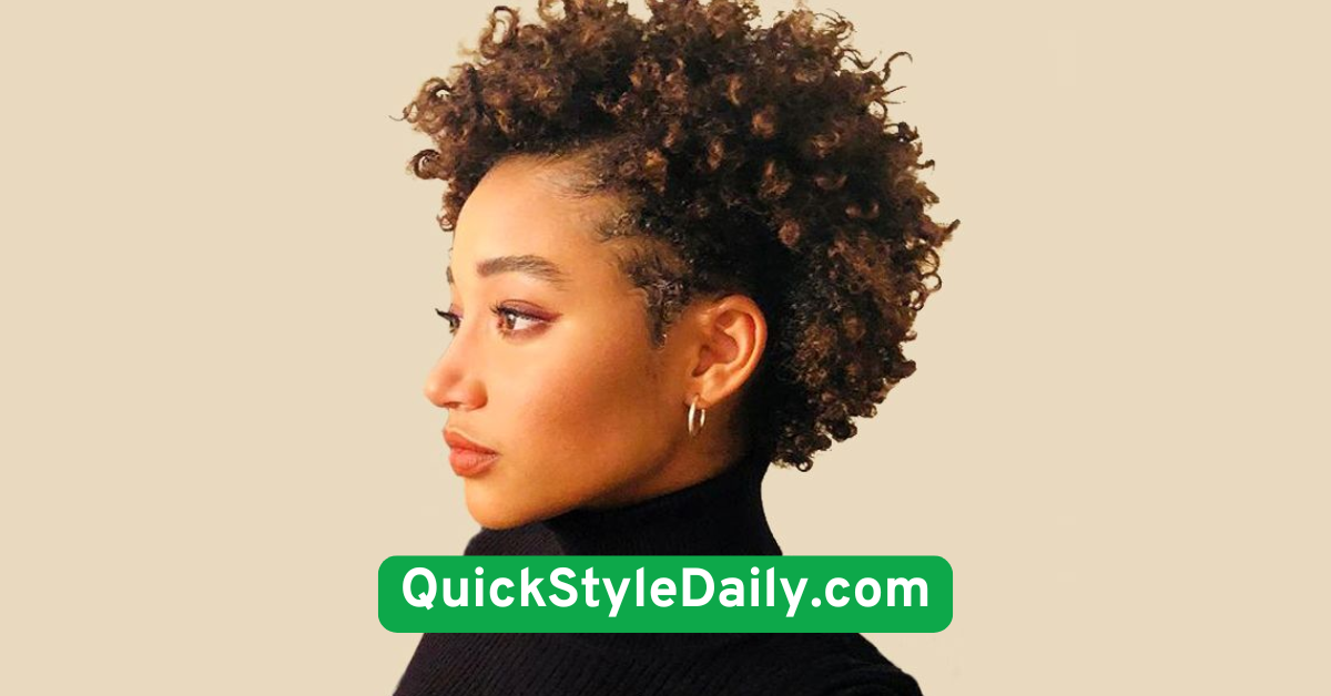 Short Afro with Defined Shape