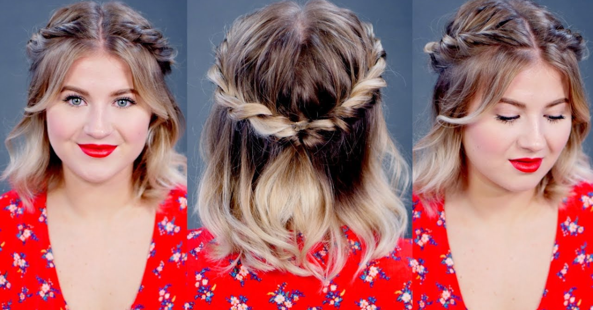 Twisted Half-Up Hairstyle