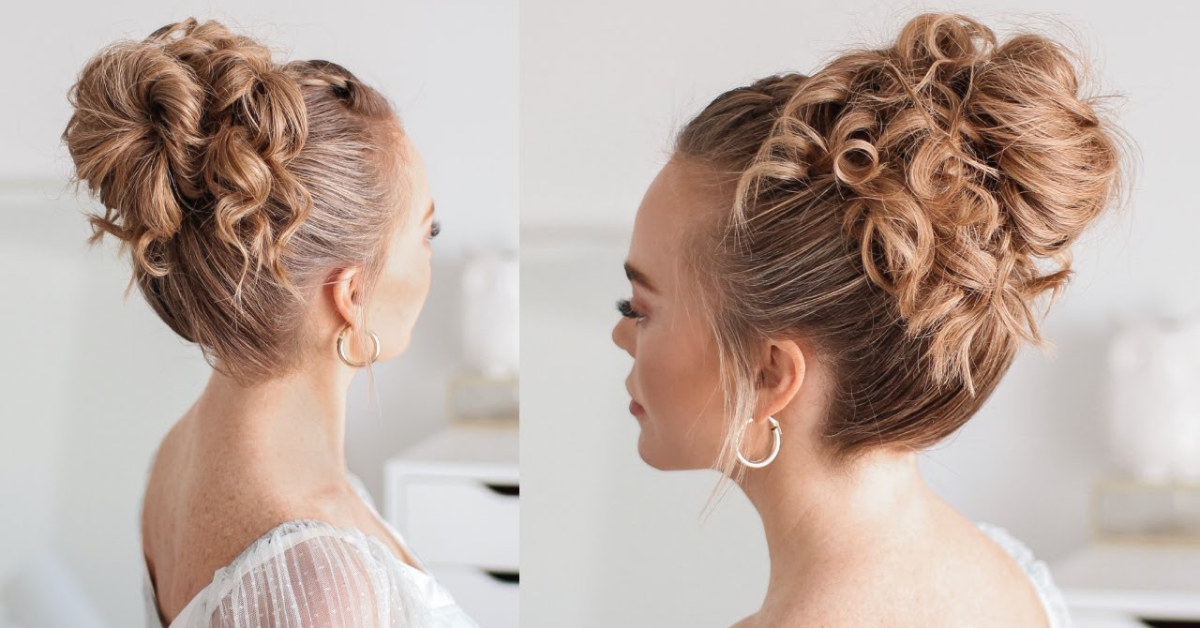 Soft Curled Updo