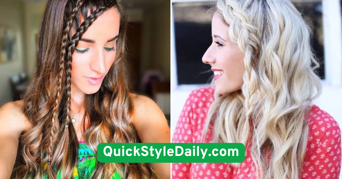 Braided Bangs with Open Hair