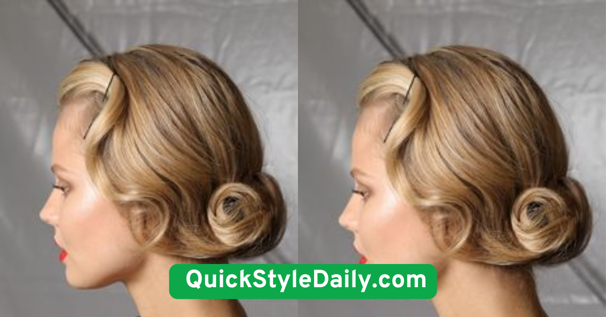  Finger Waves with Shine Spray