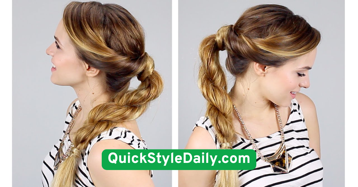 Rope Braids with Middle Part