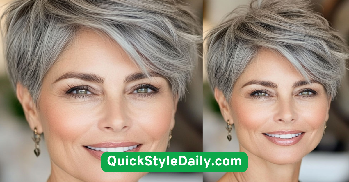 Side-Swept Pixie Cut
