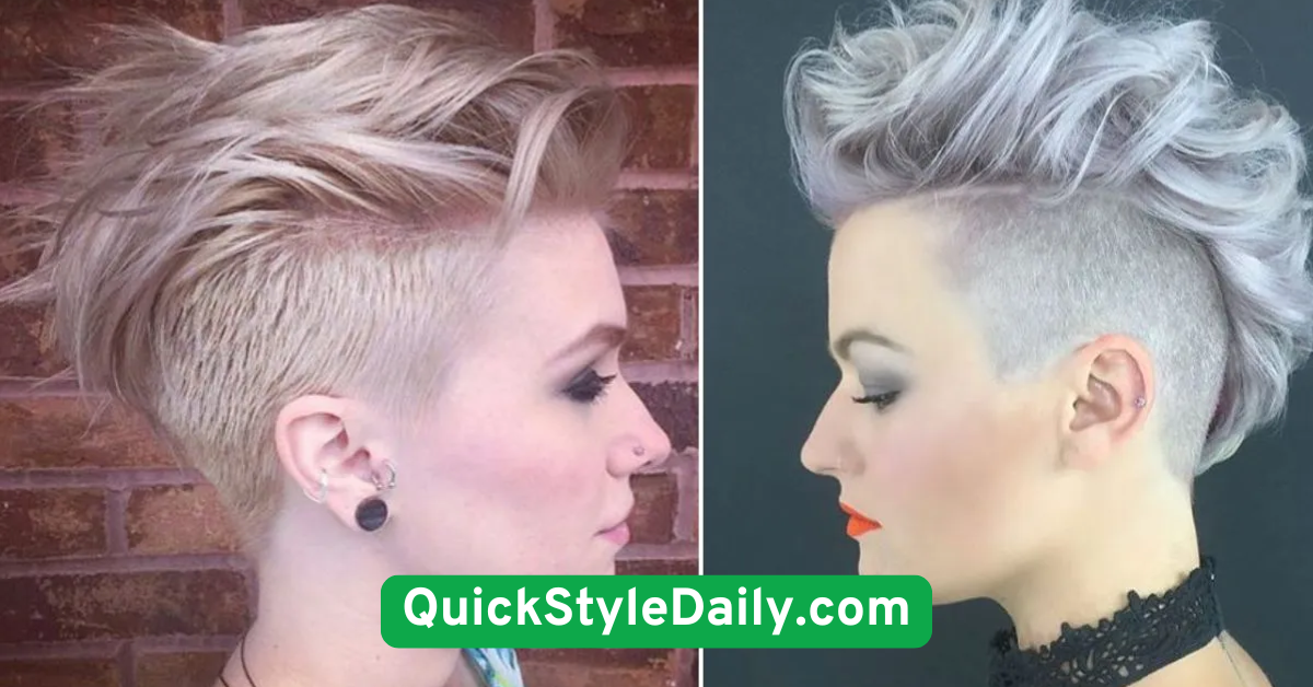Elegant Faux Hawk for Short Hair