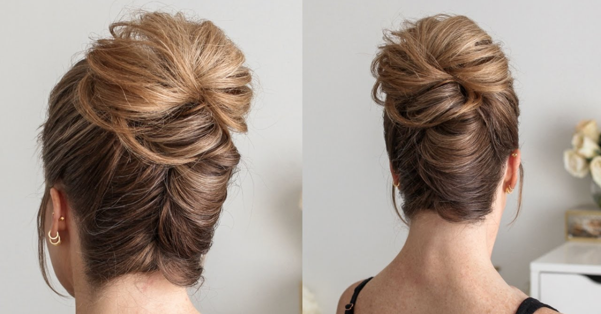  Twist and Roll Updo