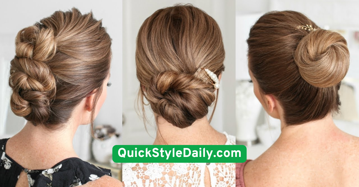 The 3-Pin Elegant Chignon