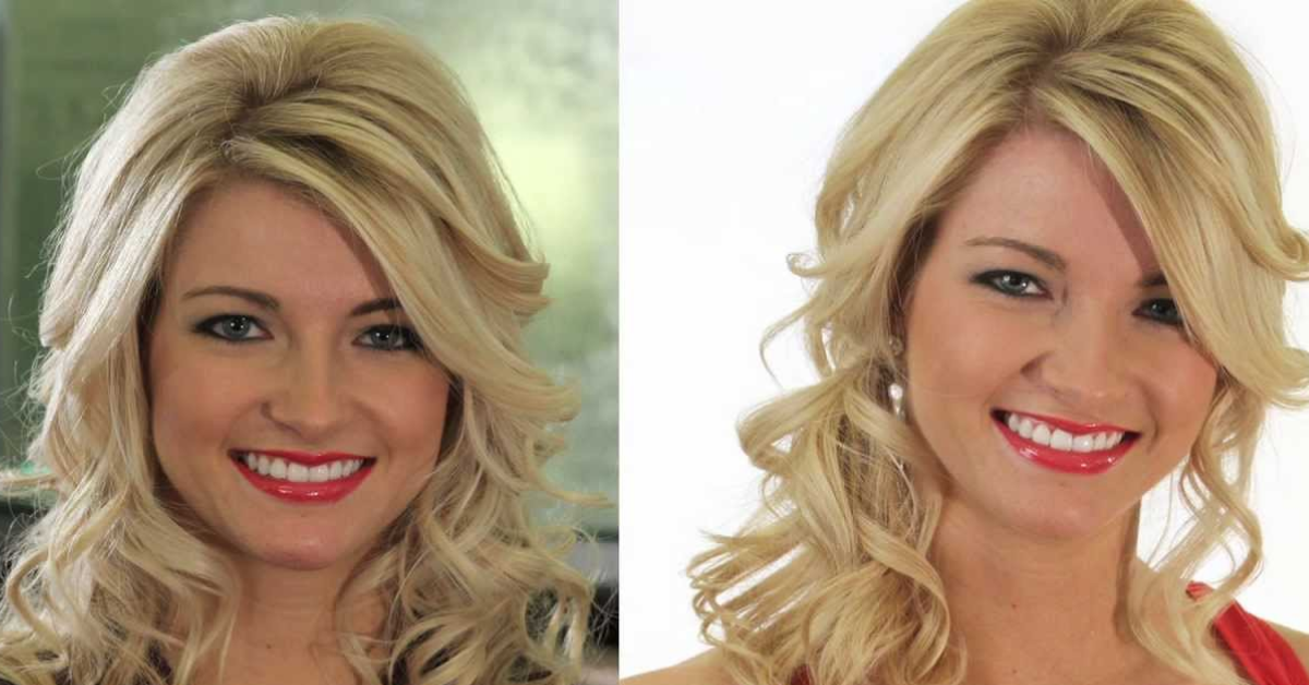 Curled Side Ponytail