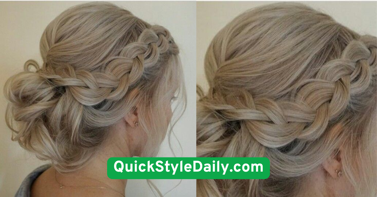  Loose Braided Chignon
