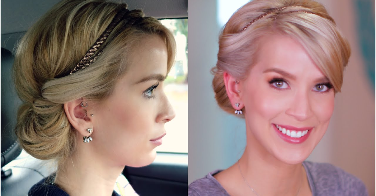 Easy Rolled Updo