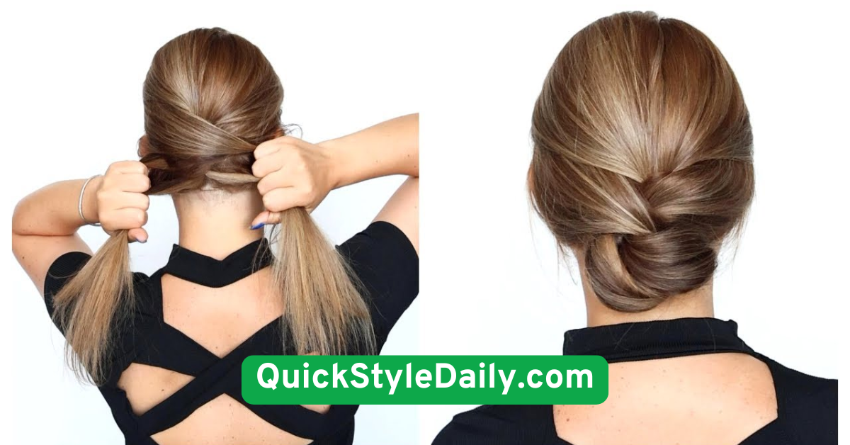 Zigzag Part with Volume Bun
