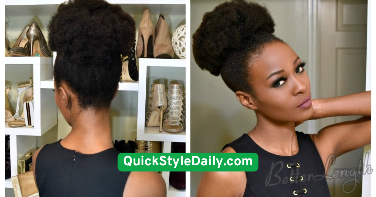 High Top Puff for Coily Hair