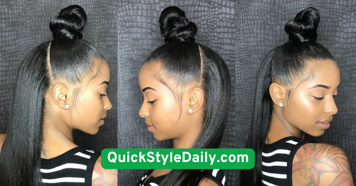  Half-Up Top Knot