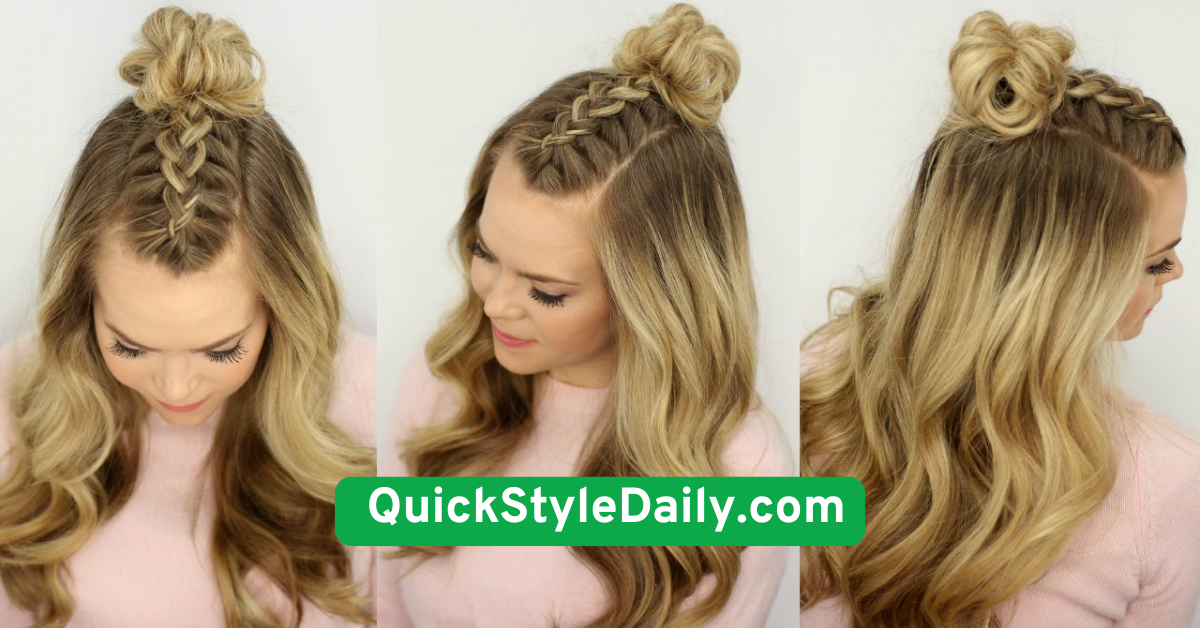  Half-Up Top Knot