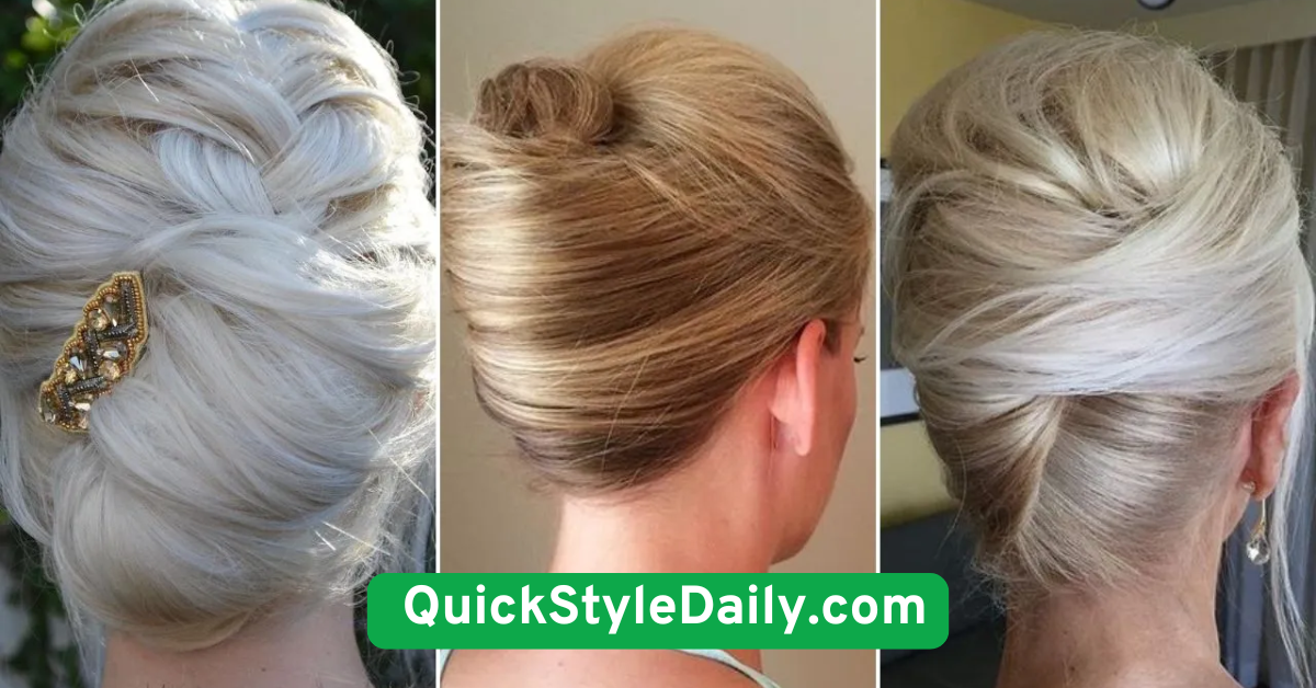 French-Inspired Short Updo
