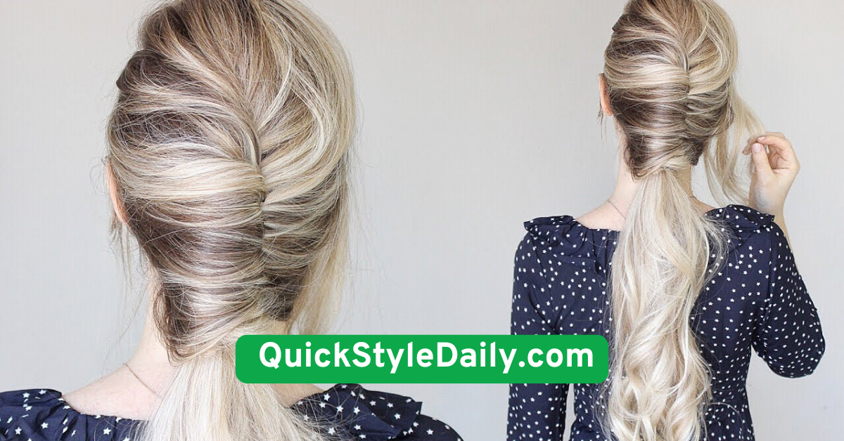 French Twist Ponytail