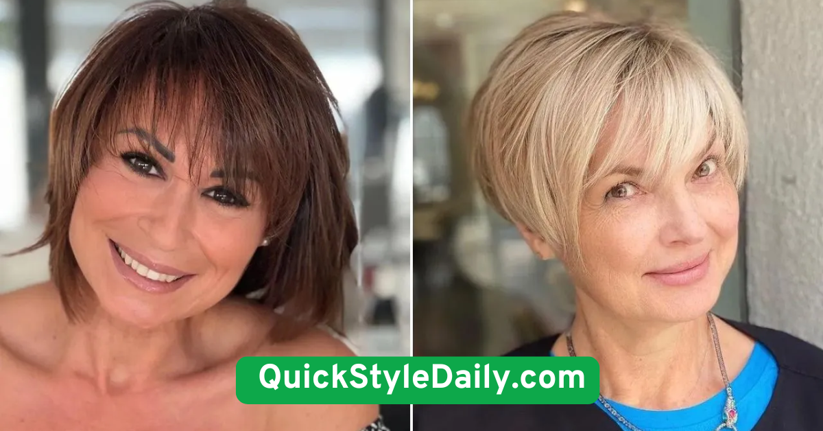  Side-Swept Bangs Pixie