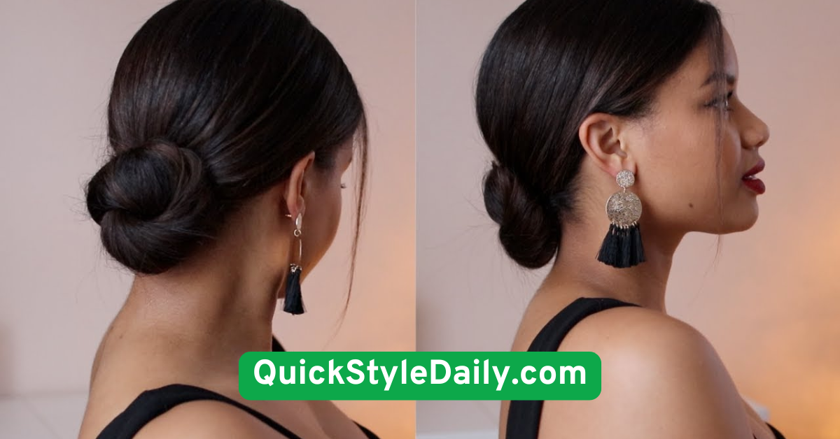 Sleek Low Bun