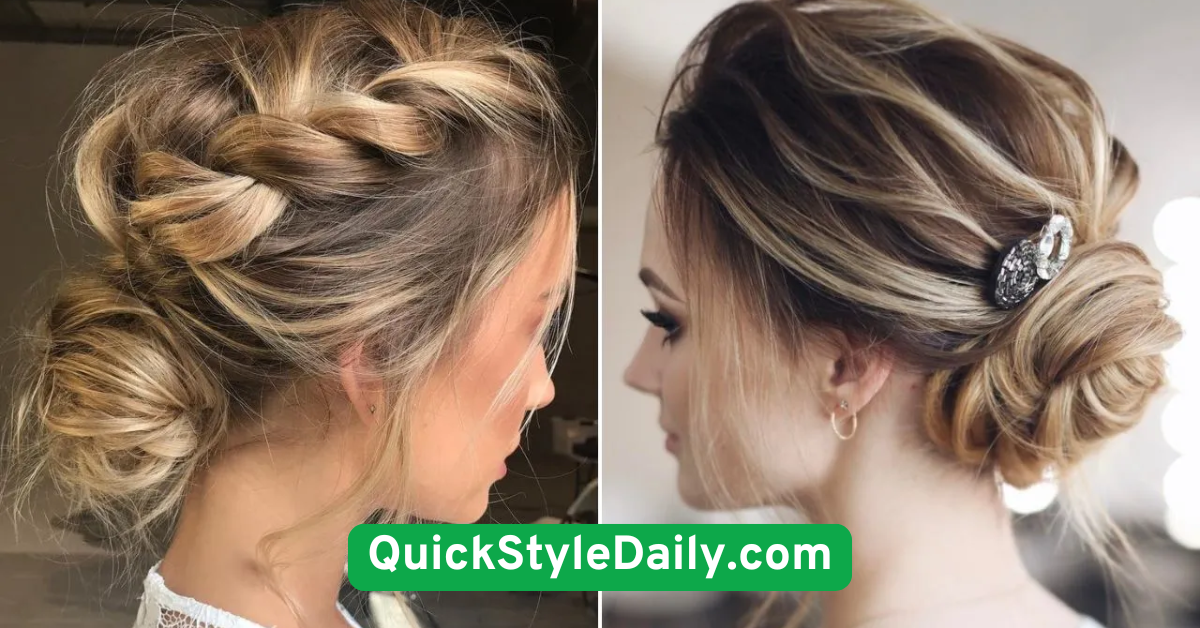 Twisted Low Chignon