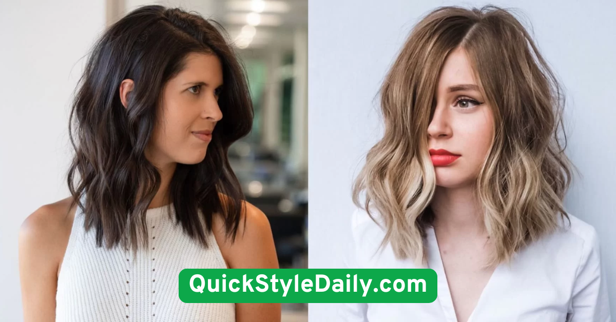  Side Part with Soft Waves