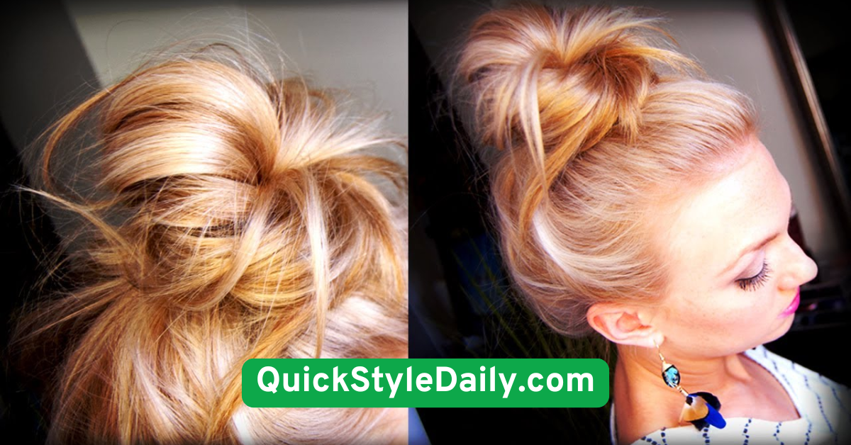 The Messy Topknot
