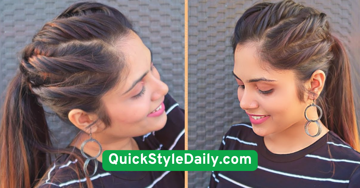  Volumized Ponytail