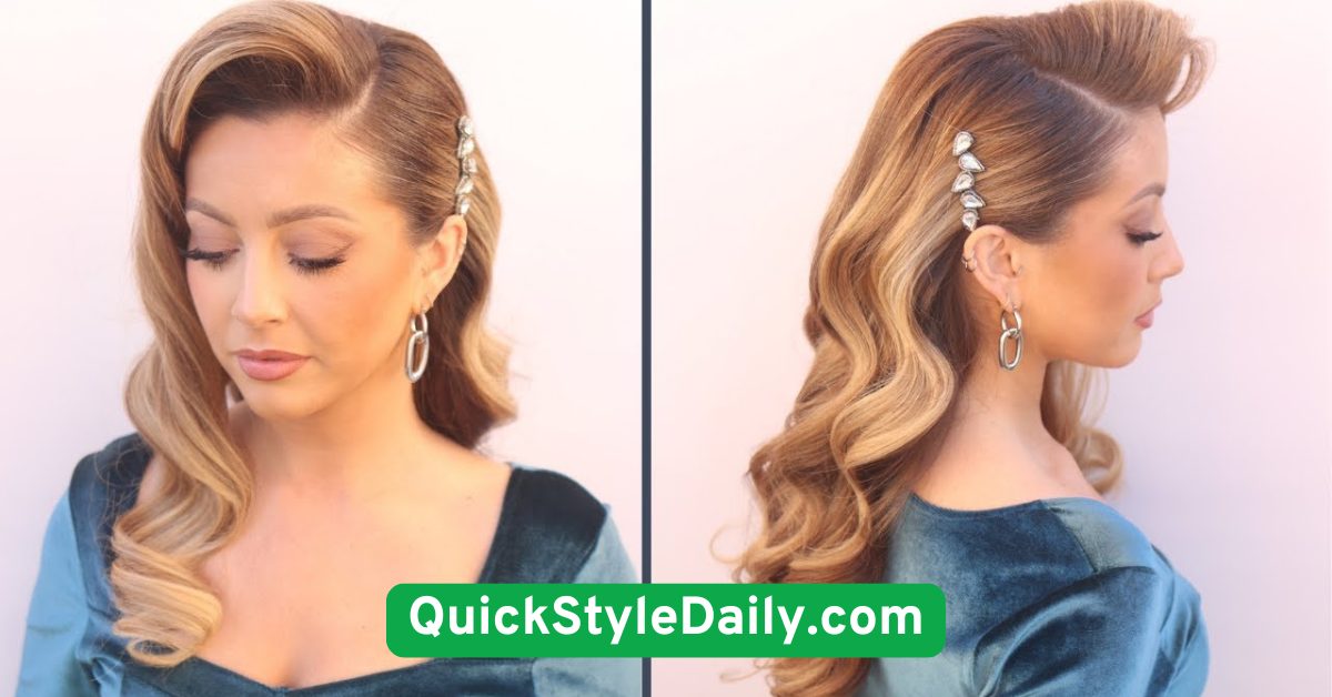 Finger Wave Glam Look